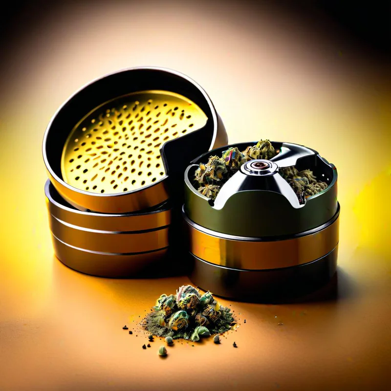 A variety of rolling accessories is displayed on a surface, including custom rolling papers, tips, a grinder, and a tray, showcasing different paper types such as rice paper and organic hemp. The arrangement highlights the essential tools for an optimal smoking experience, featuring vibrant colors and various packaging options.