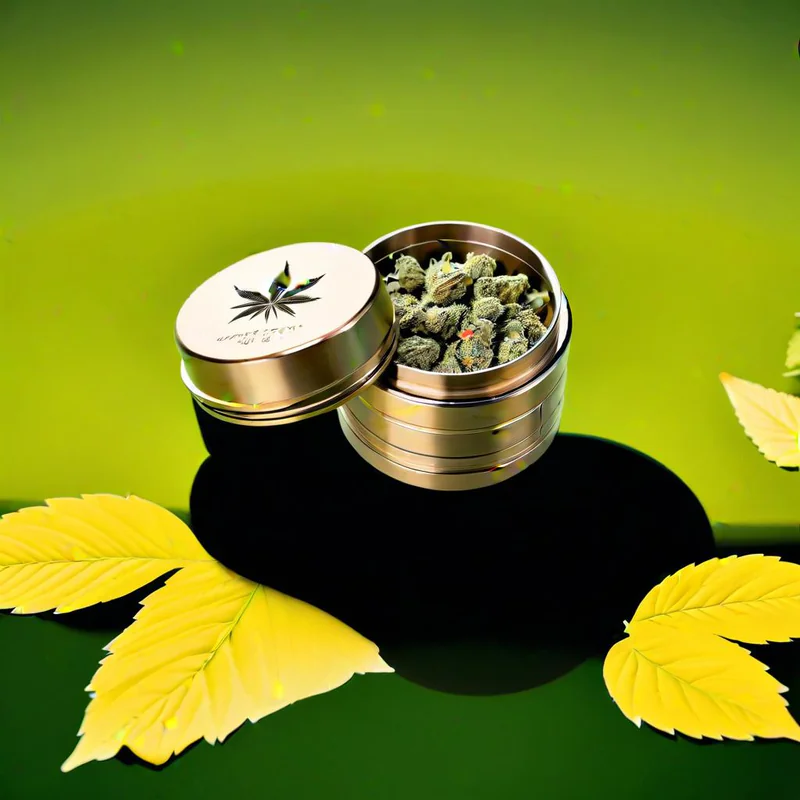 A comparison chart displays various weed grinder materials, including metal and stainless steel grinders, alongside their price points, helping cannabis connoisseurs find the right grinder for their smoking style. The chart highlights features such as sharp teeth for a consistent grind and options like the Santa Cruz Shredder and Brilliant Cut Grinder for those seeking the best weed grinders.