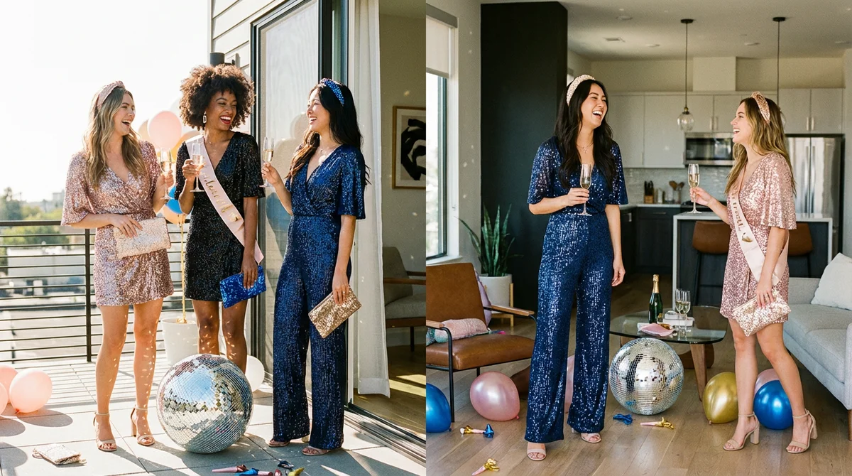 Bachelorette Party Guide: Custom Sequin Gifts