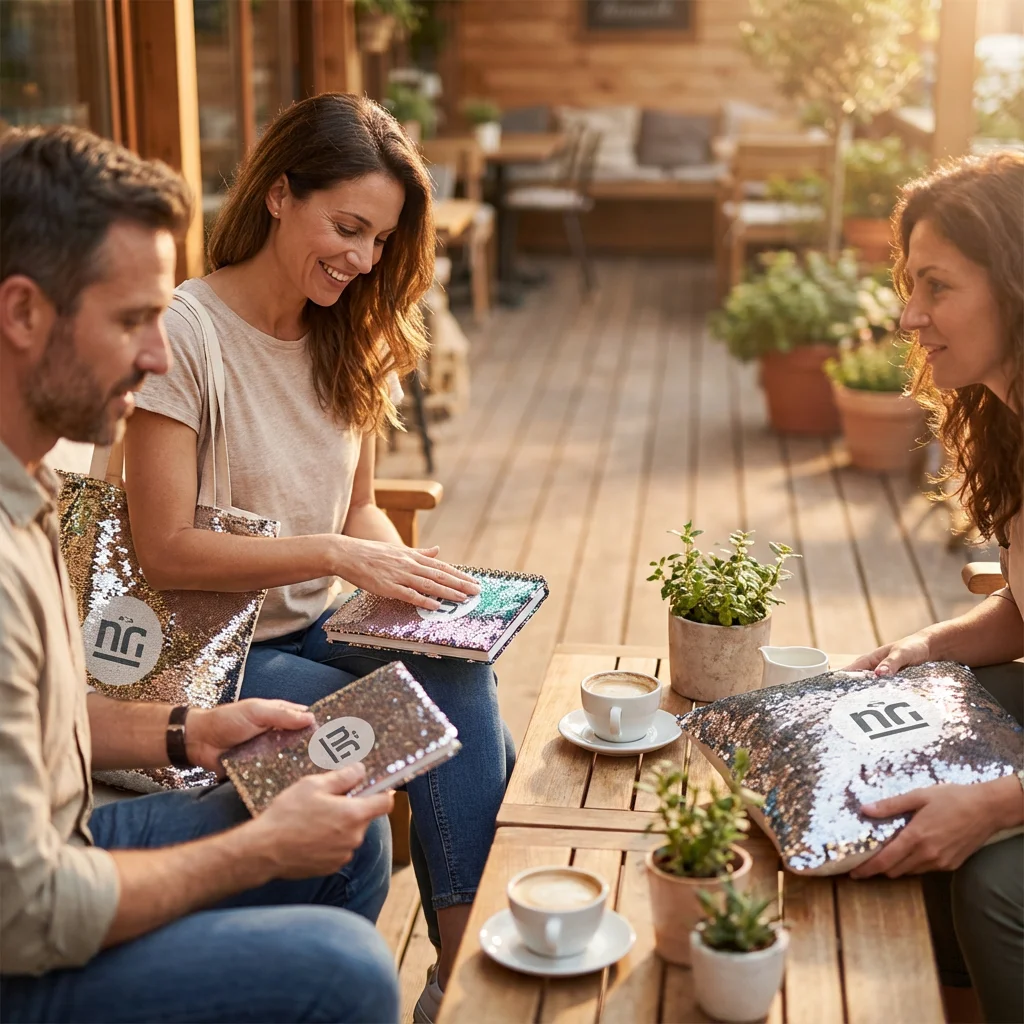 Corporate Branding with Custom Sequin Merchandise