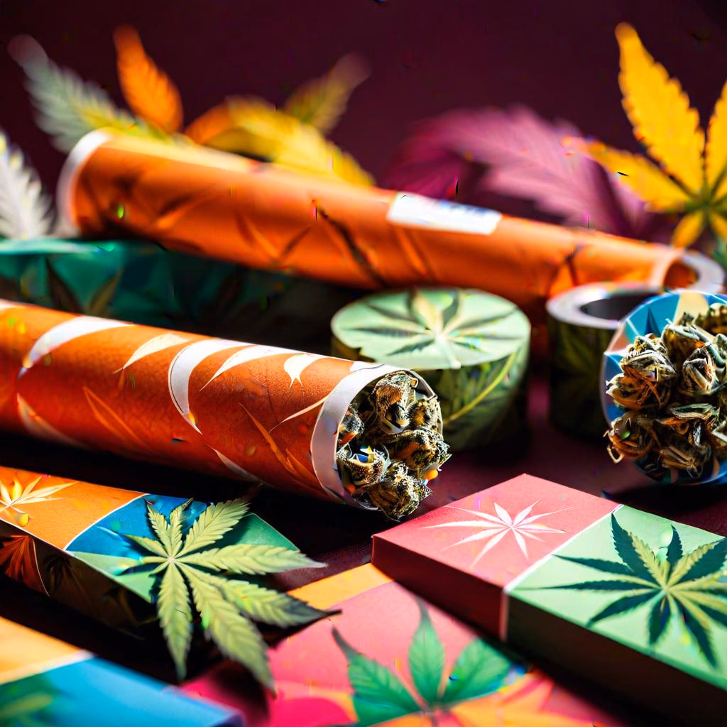 A diverse catalog of custom paper products displayed on a table.