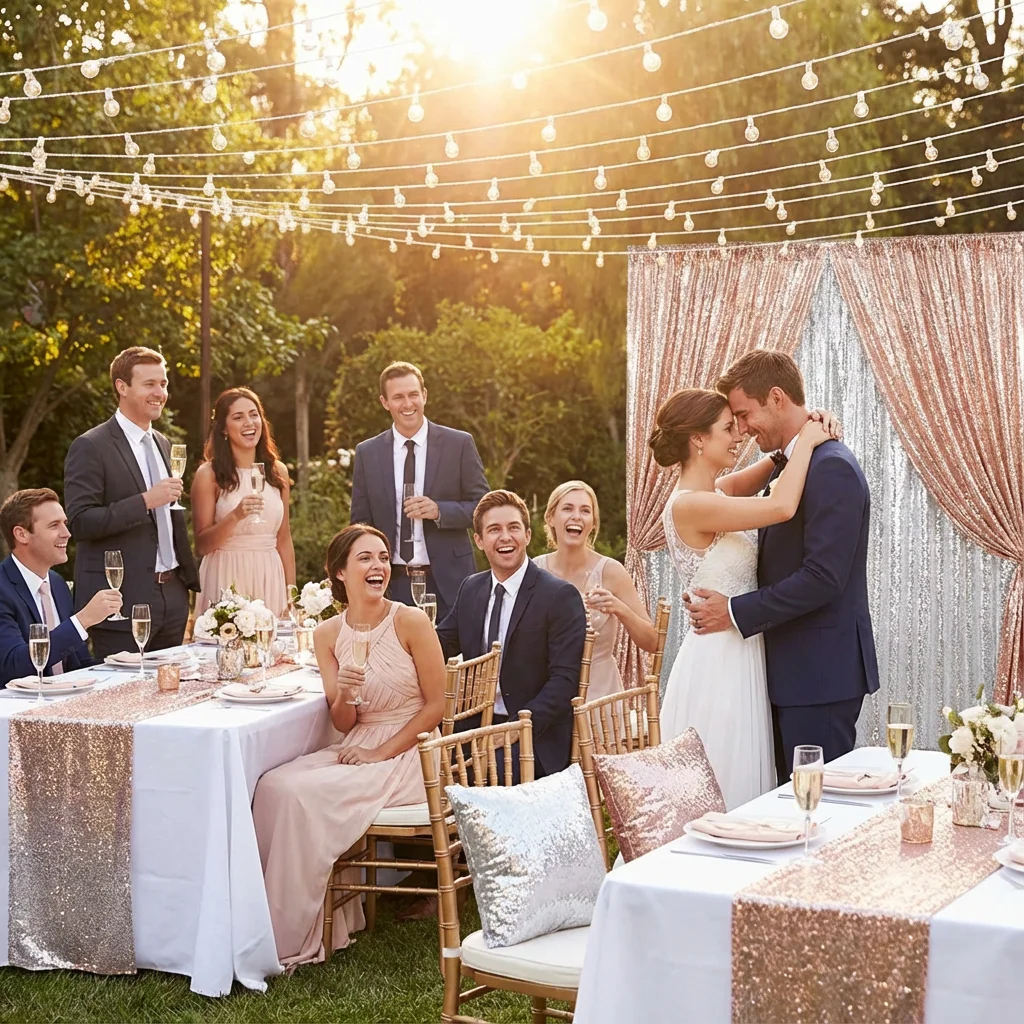 Wedding Planning: Sequin Decorations for Your Big Day