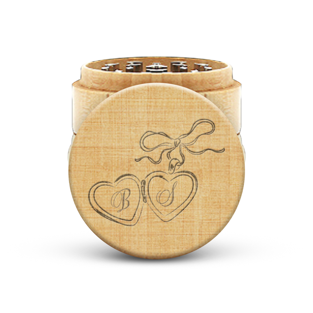 Engraved Wooden 3PC Grinder