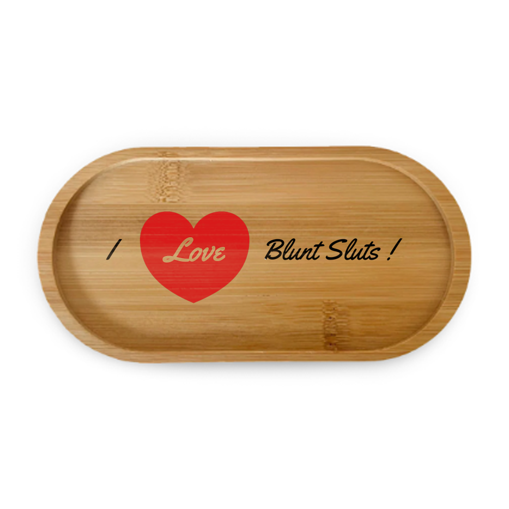 Mini Bamboo Oval Rolling Tray