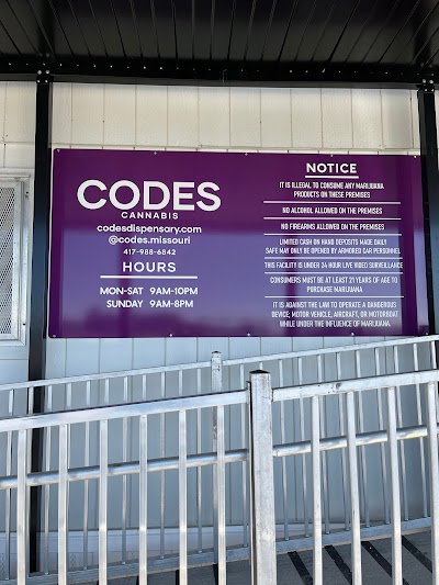 Codes Dispensary Cardwell