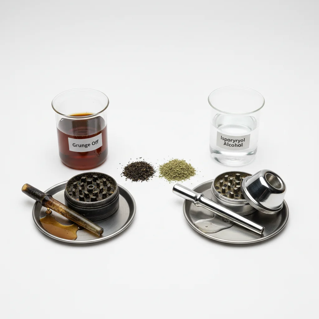 Grunge Off vs Isopropyl Alcohol: Cleaning Comparison