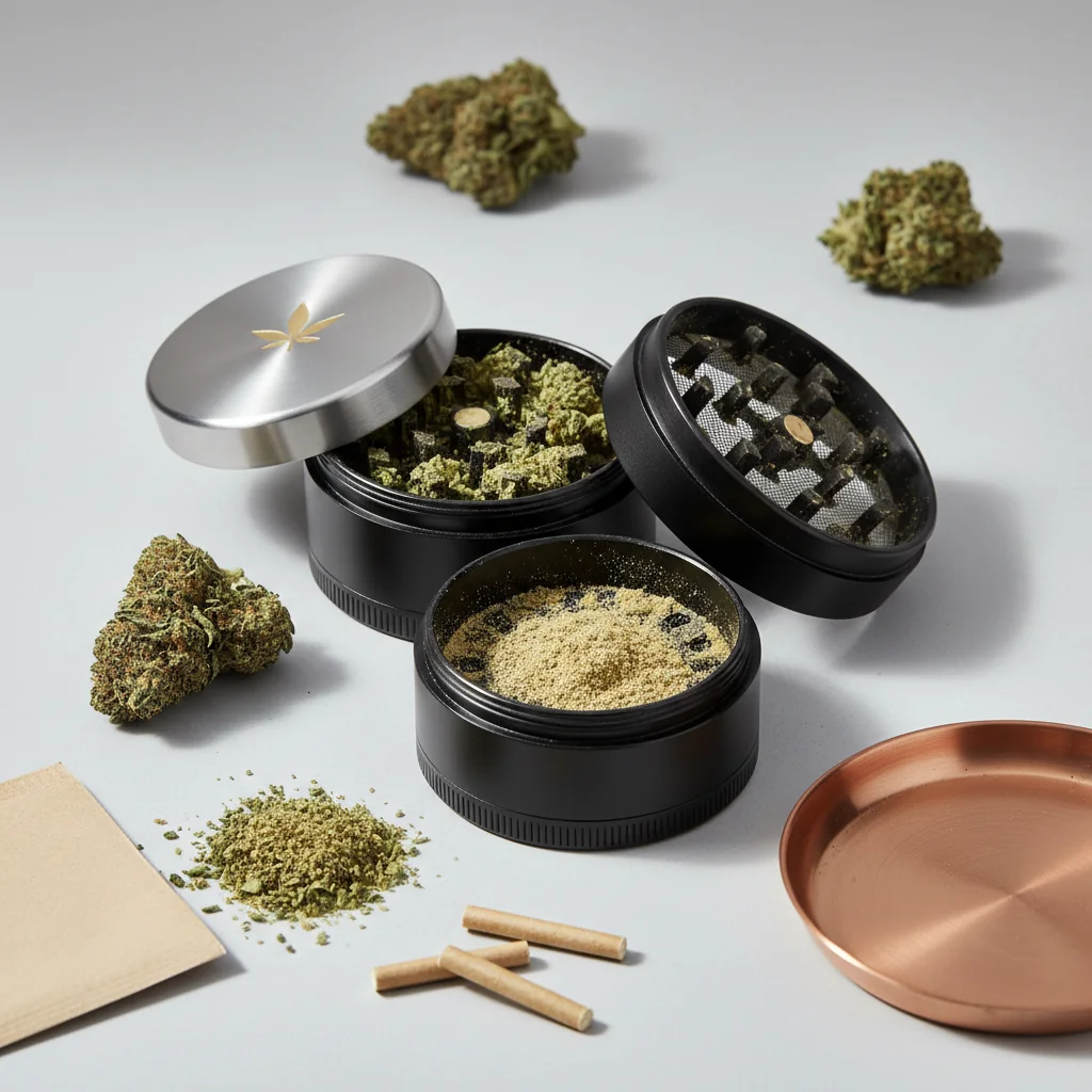 Hero image for DIY Grinding Without a [Grinder](https://munchmakers.com/product-category/custom-grinders/): Emergency Methods That Work