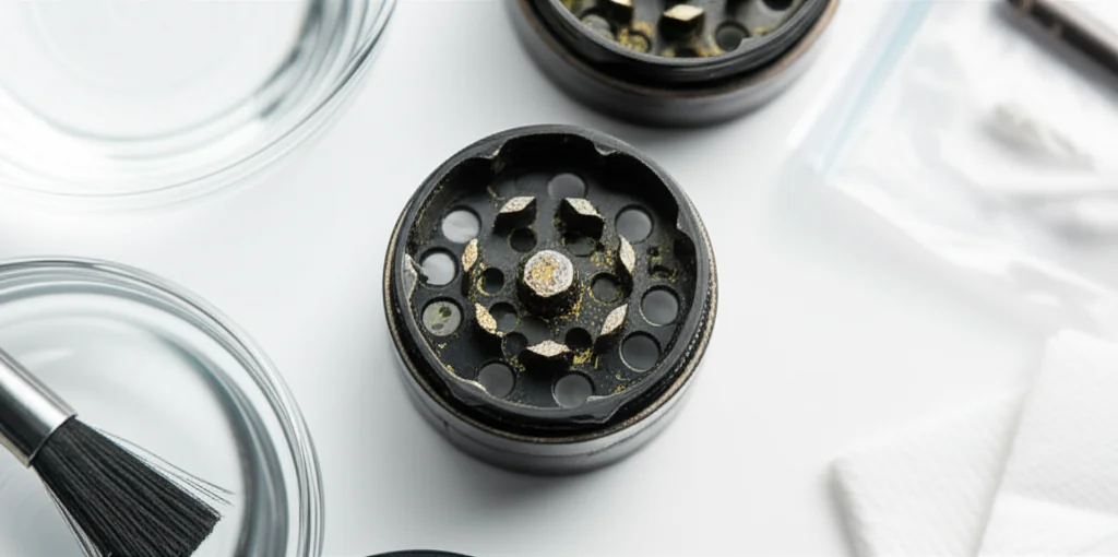 Hero image for How to Clean a Metal [Grinder](https://munchmakers.com/product-category/custom-grinders/): Complete Deep Cleaning Guide