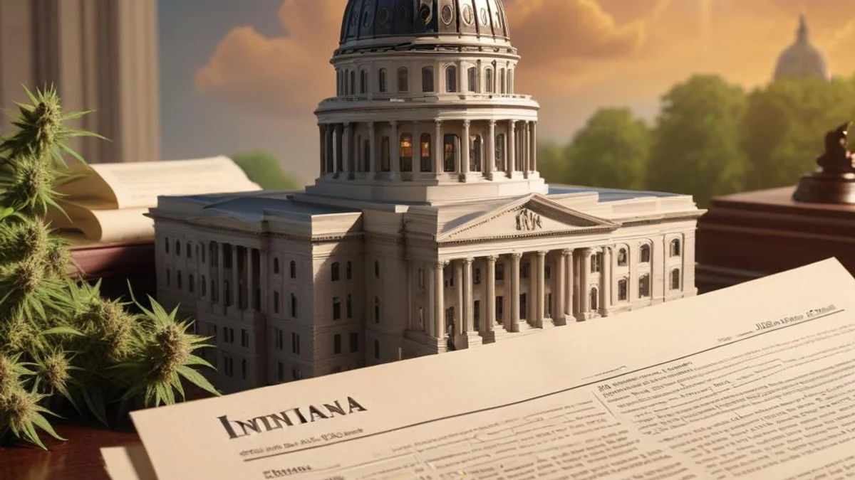 Indiana Hemp THC Ban Dies Again After Chaotic Legislative Session