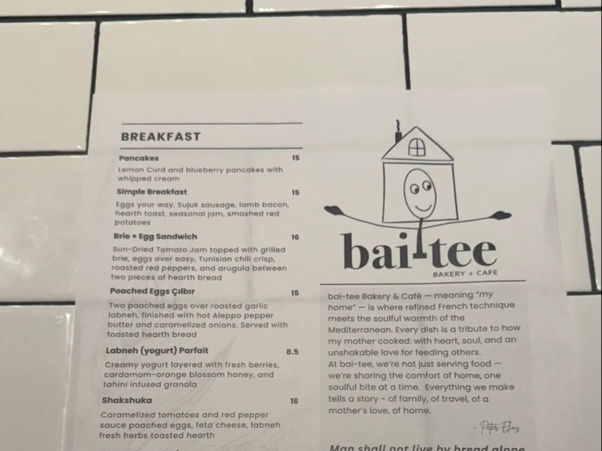 bai-tee Bakery • Cafe • Kitchen • Bar photo 2