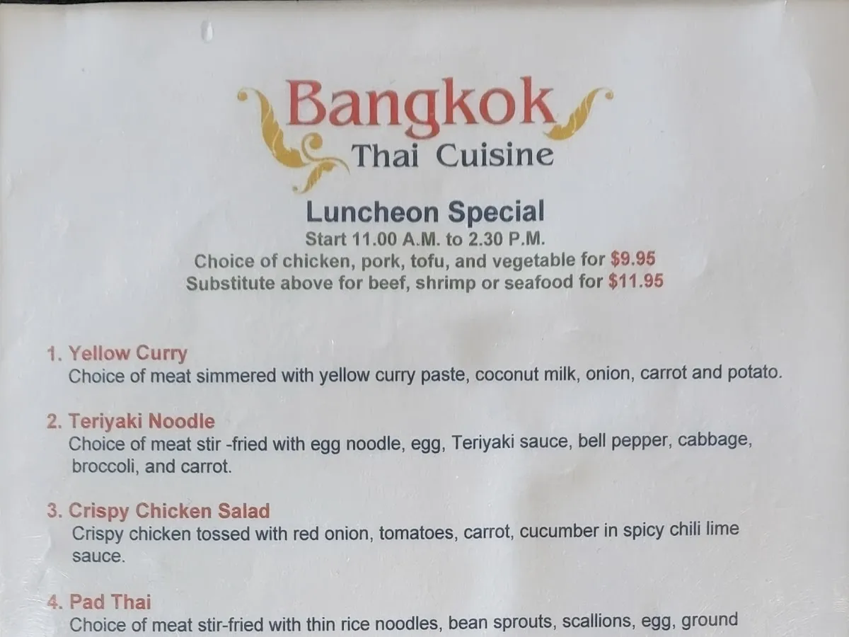 Bangkok Thai Cuisine photo 2