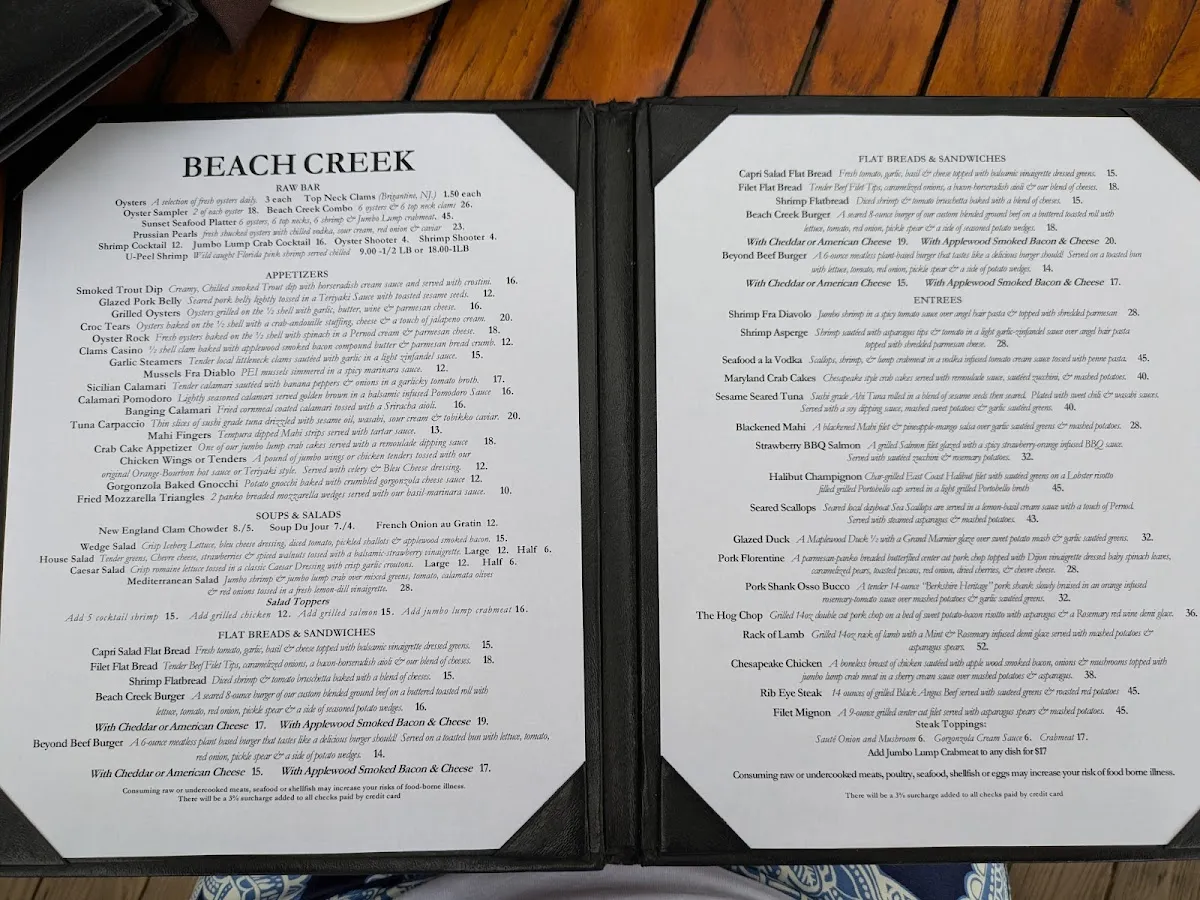 Beach Creek Oyster Bar & Grill