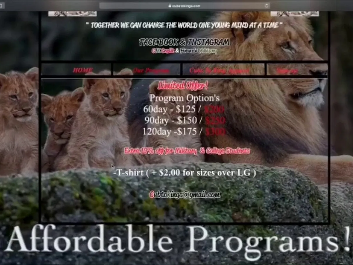 Cubs to kings credit/ financial advisory