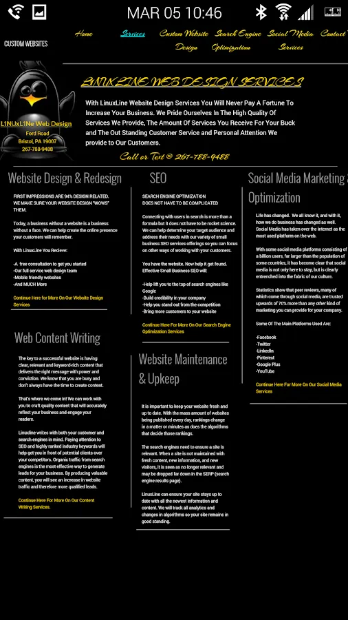 LinuxLine Web Design