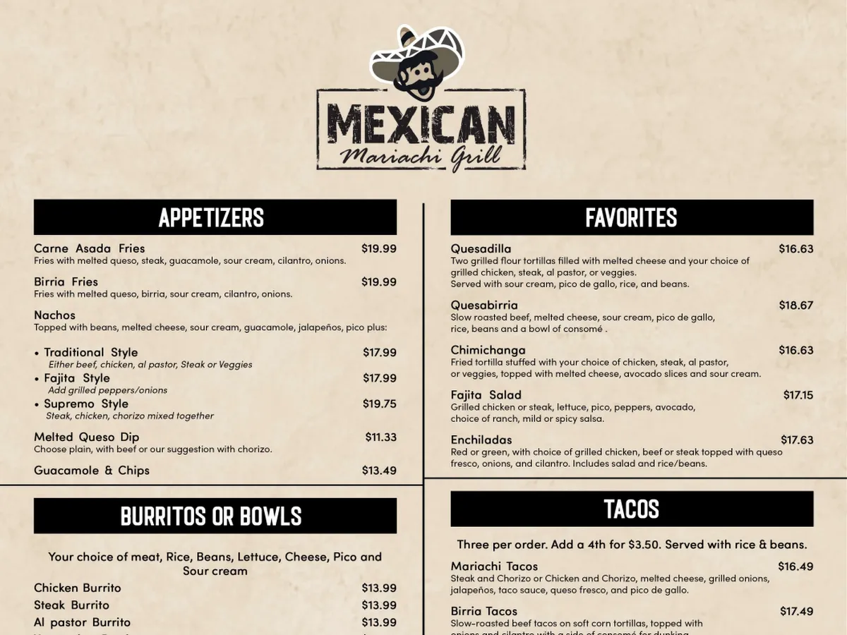 Mexican Mariachi Grill y Tequila Bar photo 2