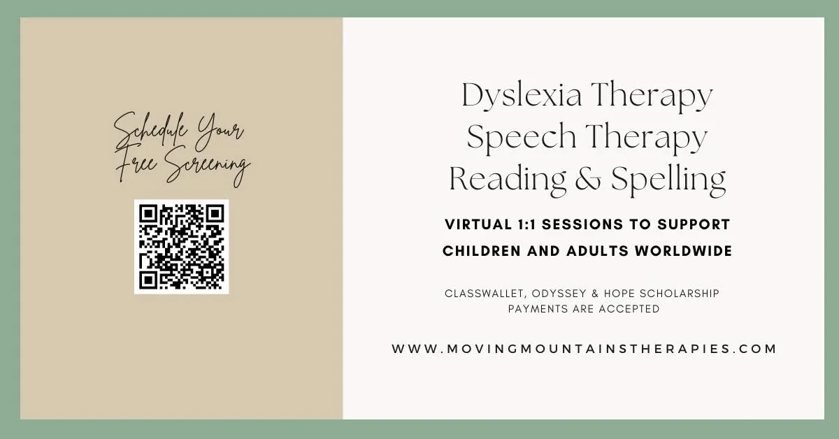 Moving Mountains Reading & Dyslexia Services LLC