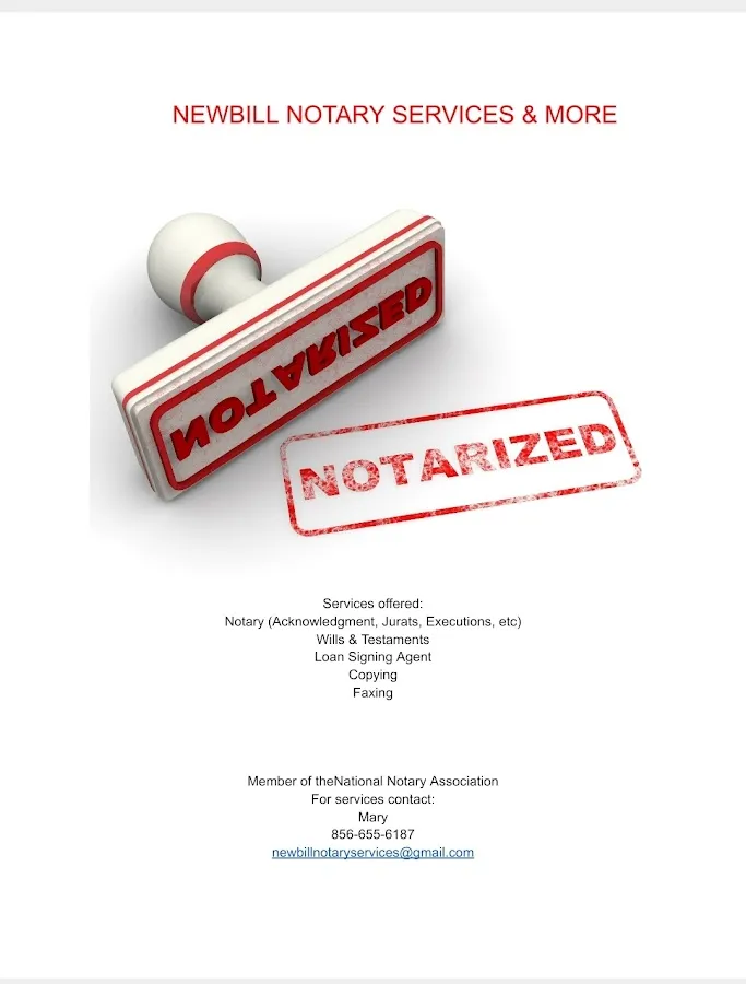 Newbill Notary Services