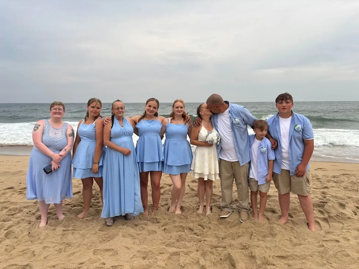 Ocean City Beach Wedding