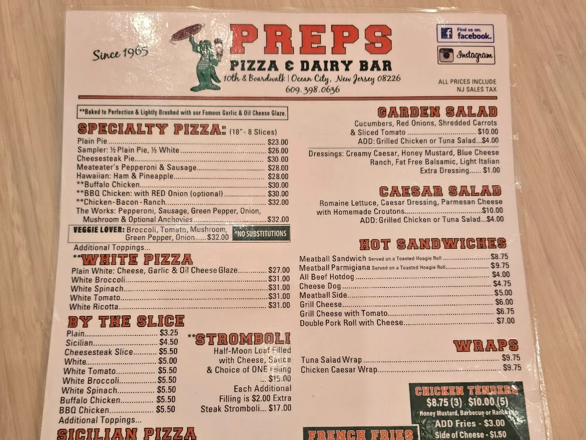 Preps Pizzeria & Dairy Bar photo 2