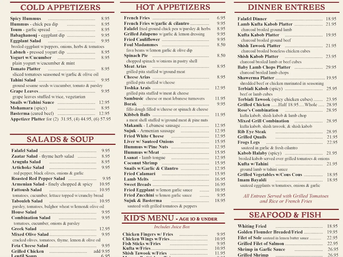 Rose's Place: Lebanese Cuisine photo 2