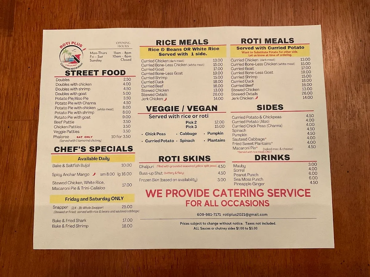 Roti Plus Caribbean Restaurant photo 2