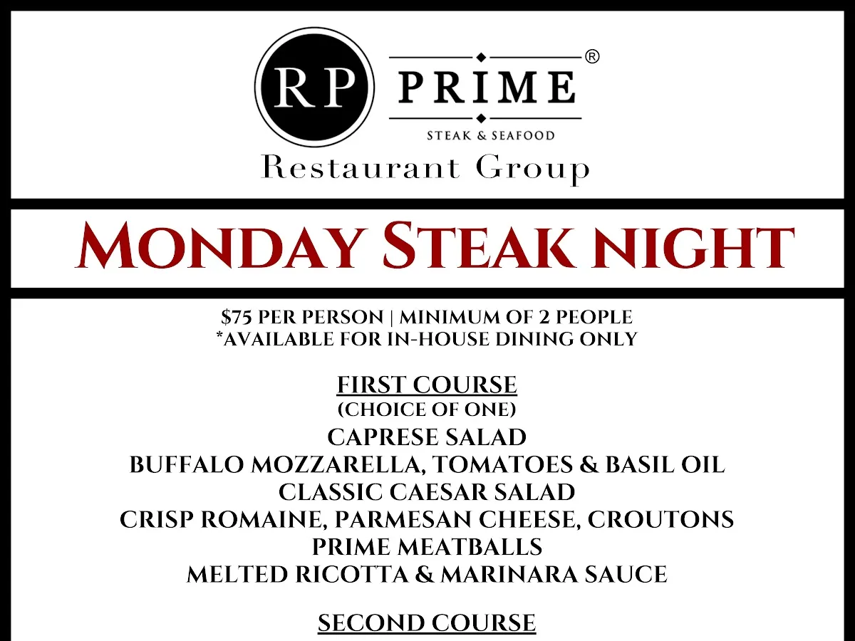 RP Prime Steakhouse Fair Lawn