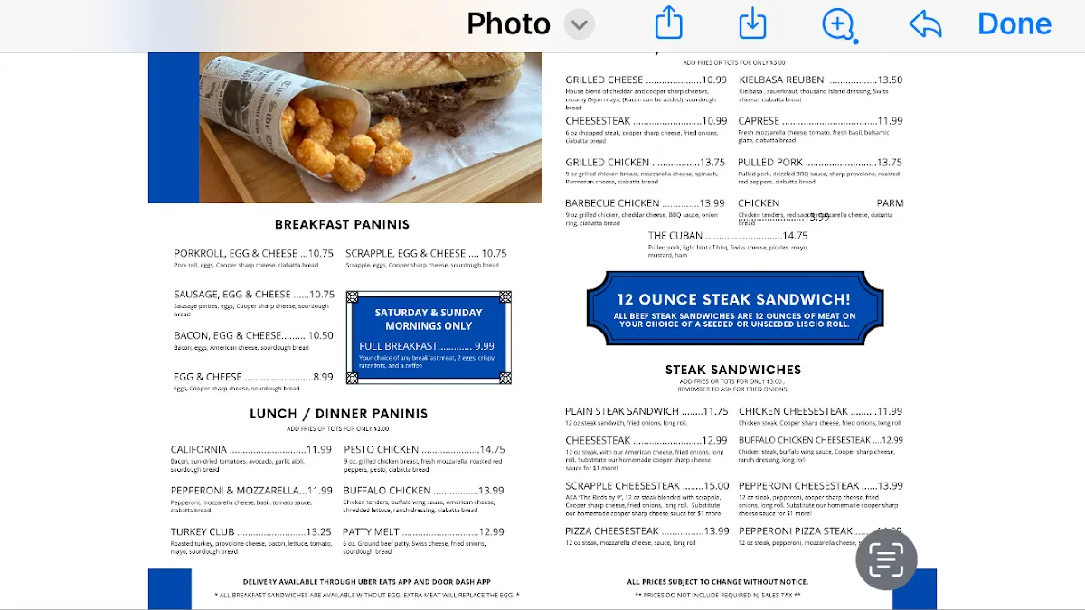 SHAWN'S CHEESESTEAKS & PANINIS photo 5