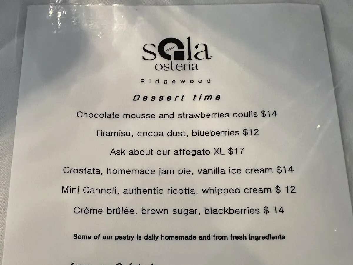 Sola Osteria photo 2