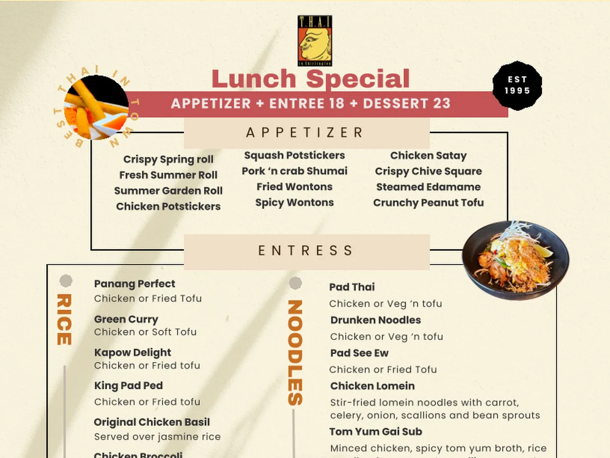 T.H.A.I. In Shirlington Restaurant photo 2