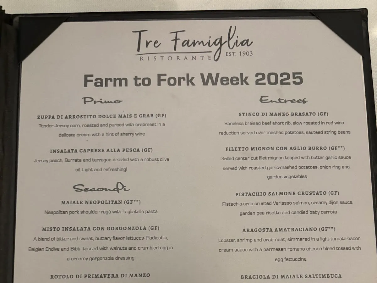 Tre Famiglia Ristorante BYOB