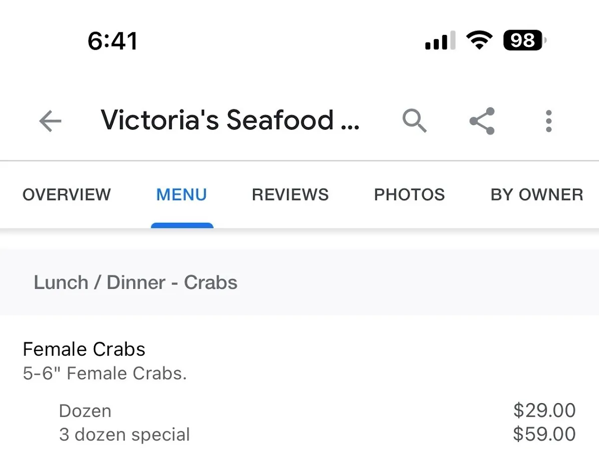 Victoria's Seafood & Crabs photo 2