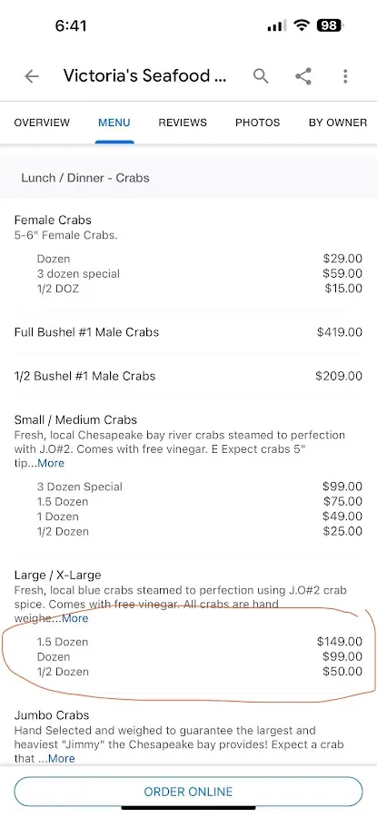 Victoria's Seafood & Crabs photo 5