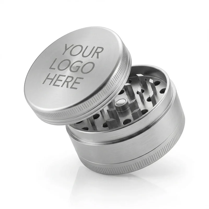 2-delars Aluminium Kryddkvarn view 2