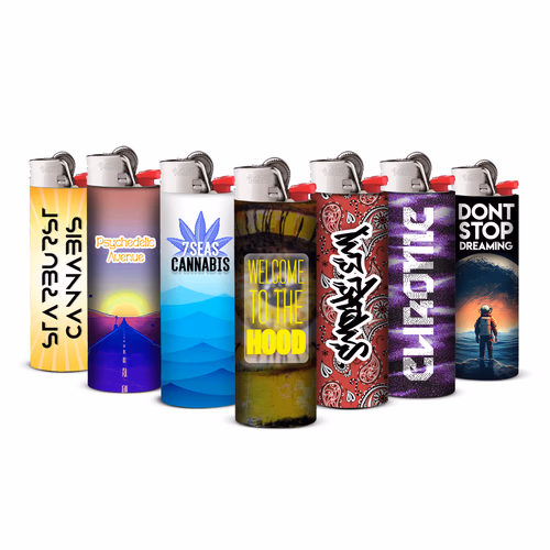 Official BIC Logo Lighters - Full Color