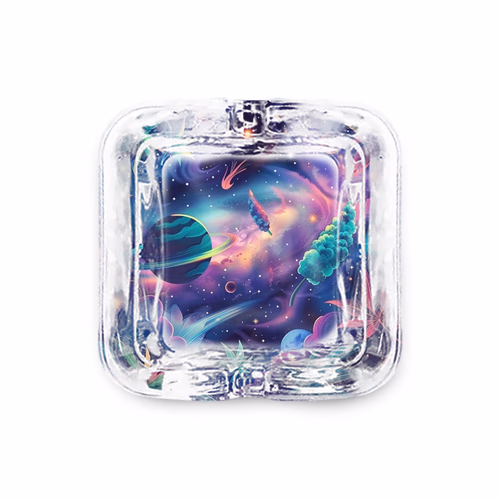 Square Glass Ashtray