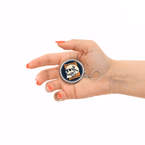 Portable Metal Ashtray Keychain