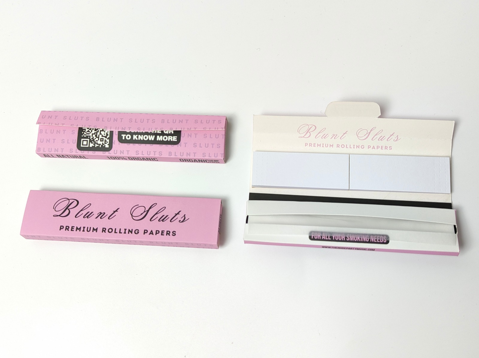 BluntSluts King Size Rolling Papers with Tips