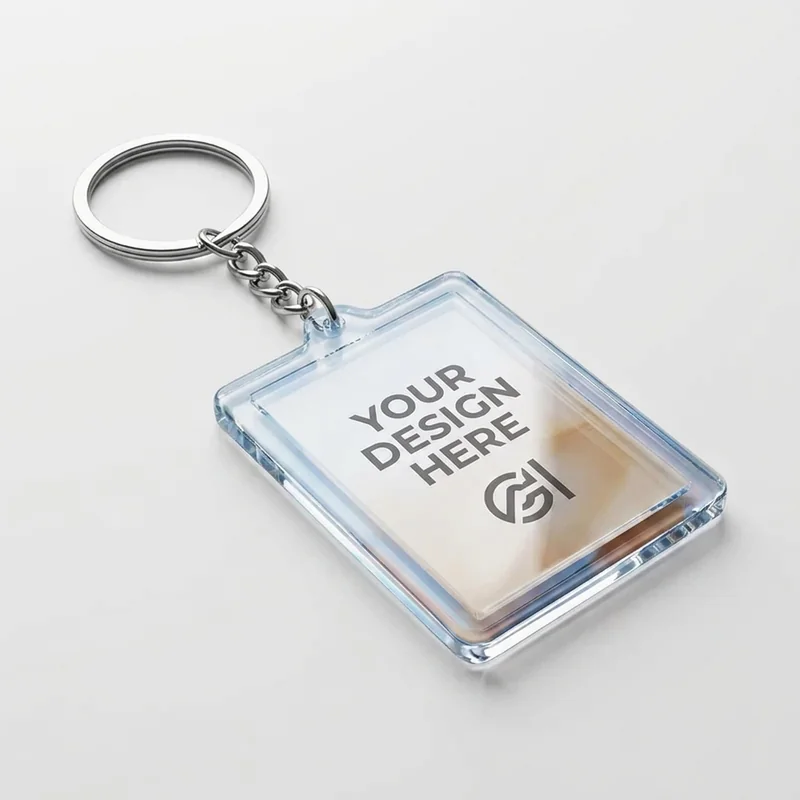 Portachiavi in Acrilico con Foto view 2