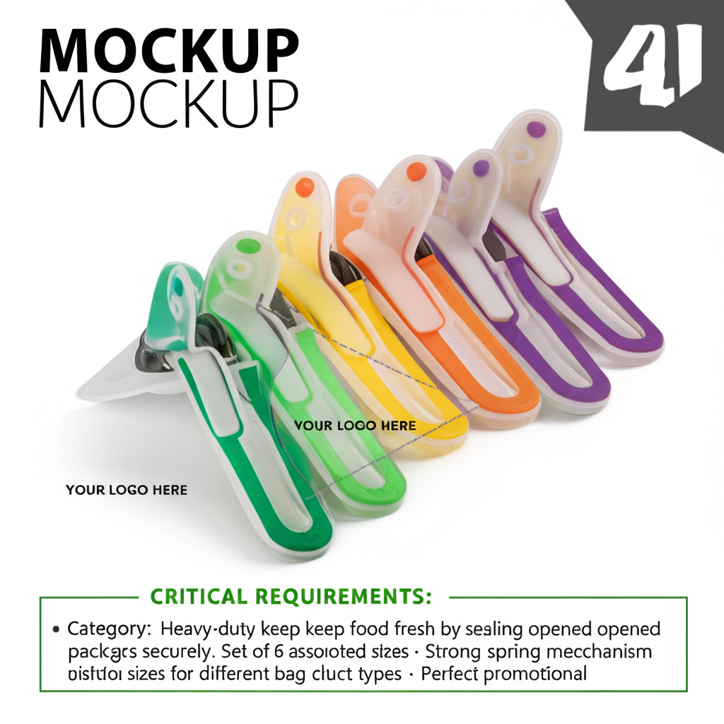 Bag Clips Chip Clips 6-Pack