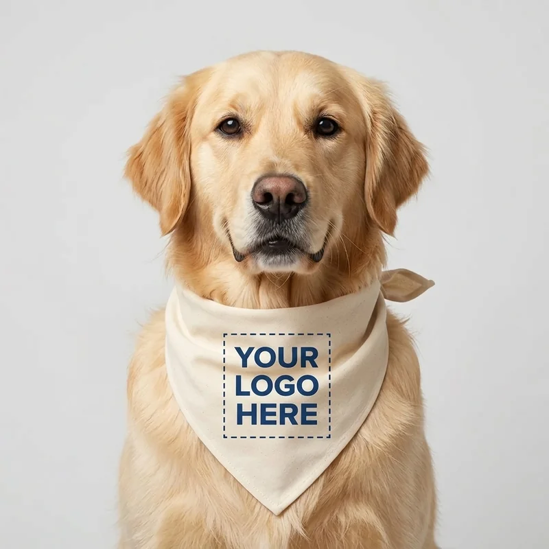 Bomulds Bandana Kvadrat view 3