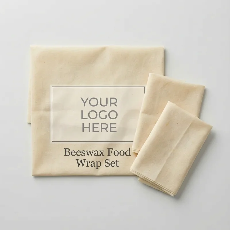 Zestaw owijek na żywność z wosku pszczelego view 2