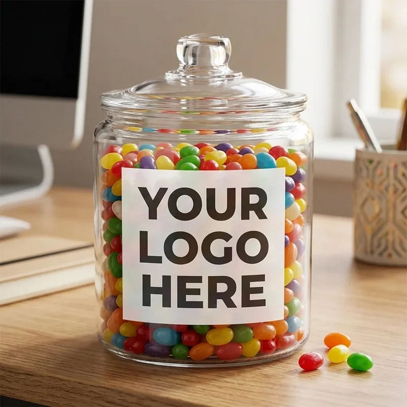 Glass Godteriglass med Lokk view 3