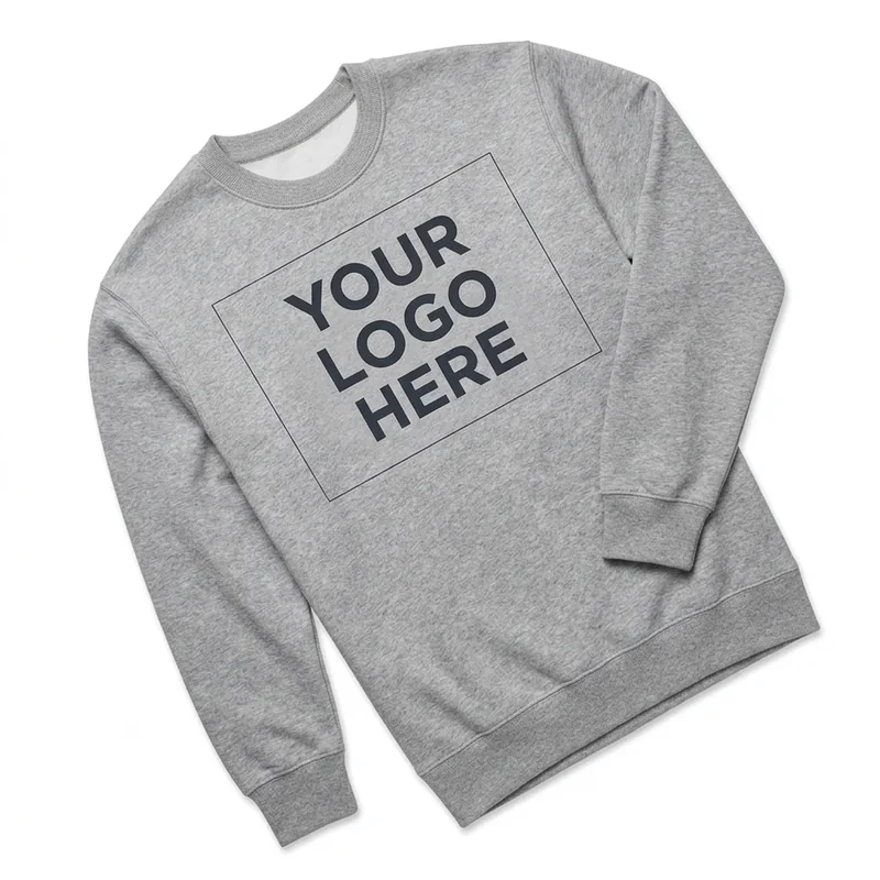 Felpa con collo rotondo view 2