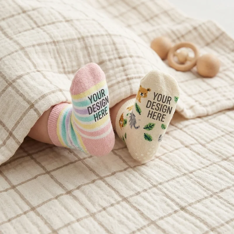 Tilpassede Baby Sokkere 3-Pak view 3