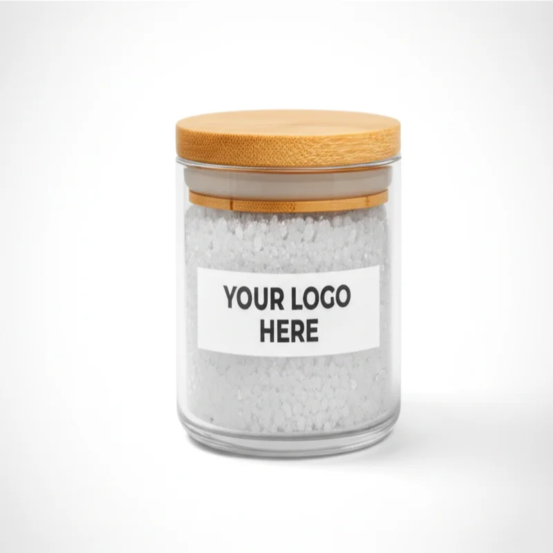 Custom Bath Salt Jar