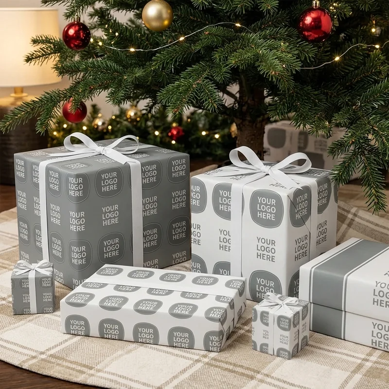 Aangepast Bedrukt Cadeau-inpakpapier view 2