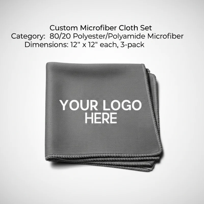 Custom Microfiber Cloth Set