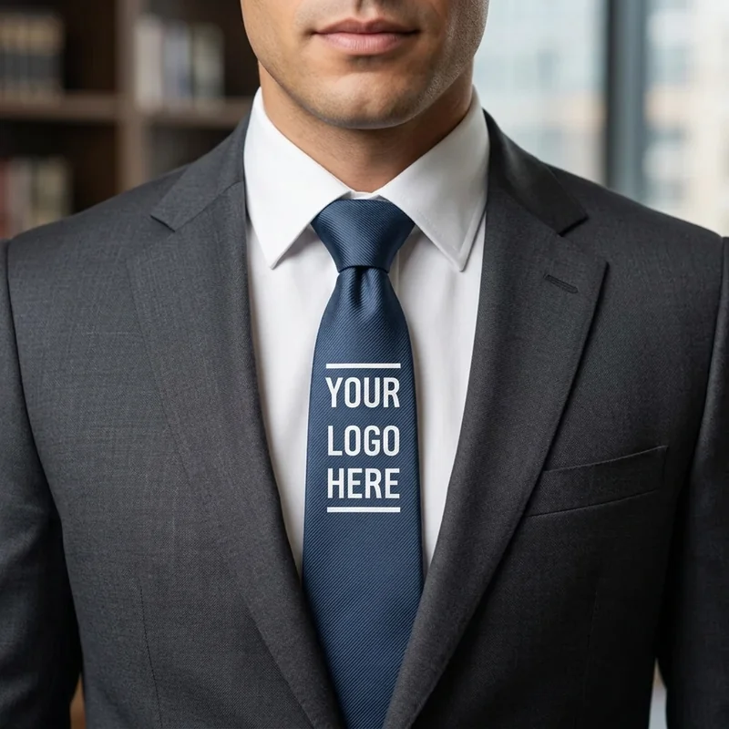 Cravate imprimée personnalisée view 3