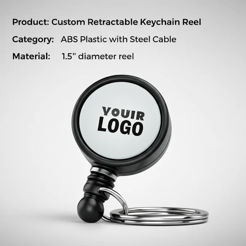 Custom Retractable Keychain Reel