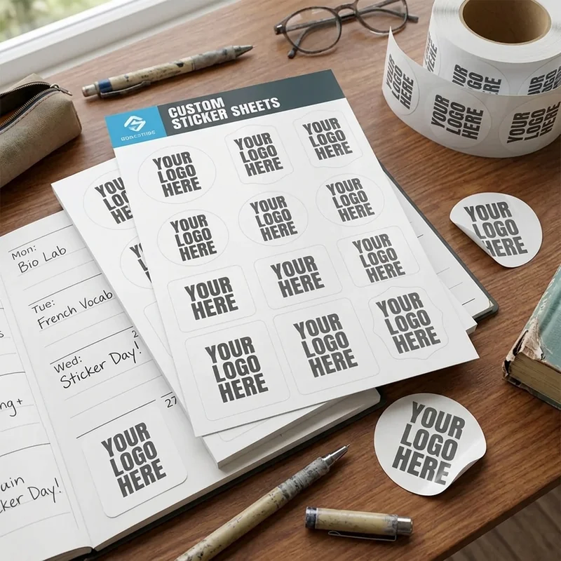 Feuilles d'autocollants personnalisées view 3